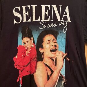 Selena Graphic T-Shirt in Black and Red